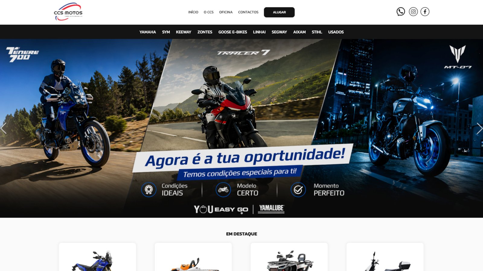CCS Motos – Website